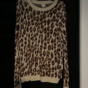 Lightweight Leopard Sweater